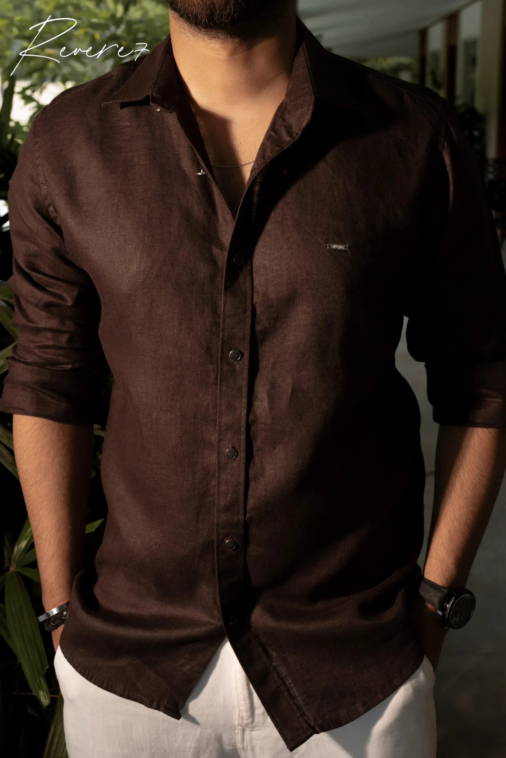Premium Dark Chocho- full sleeve shirt - Image 2
