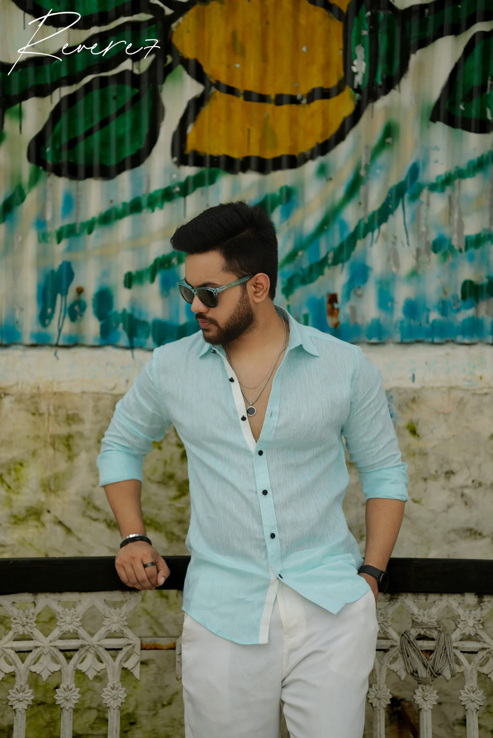 MINT BLUE- full sleeve shirt