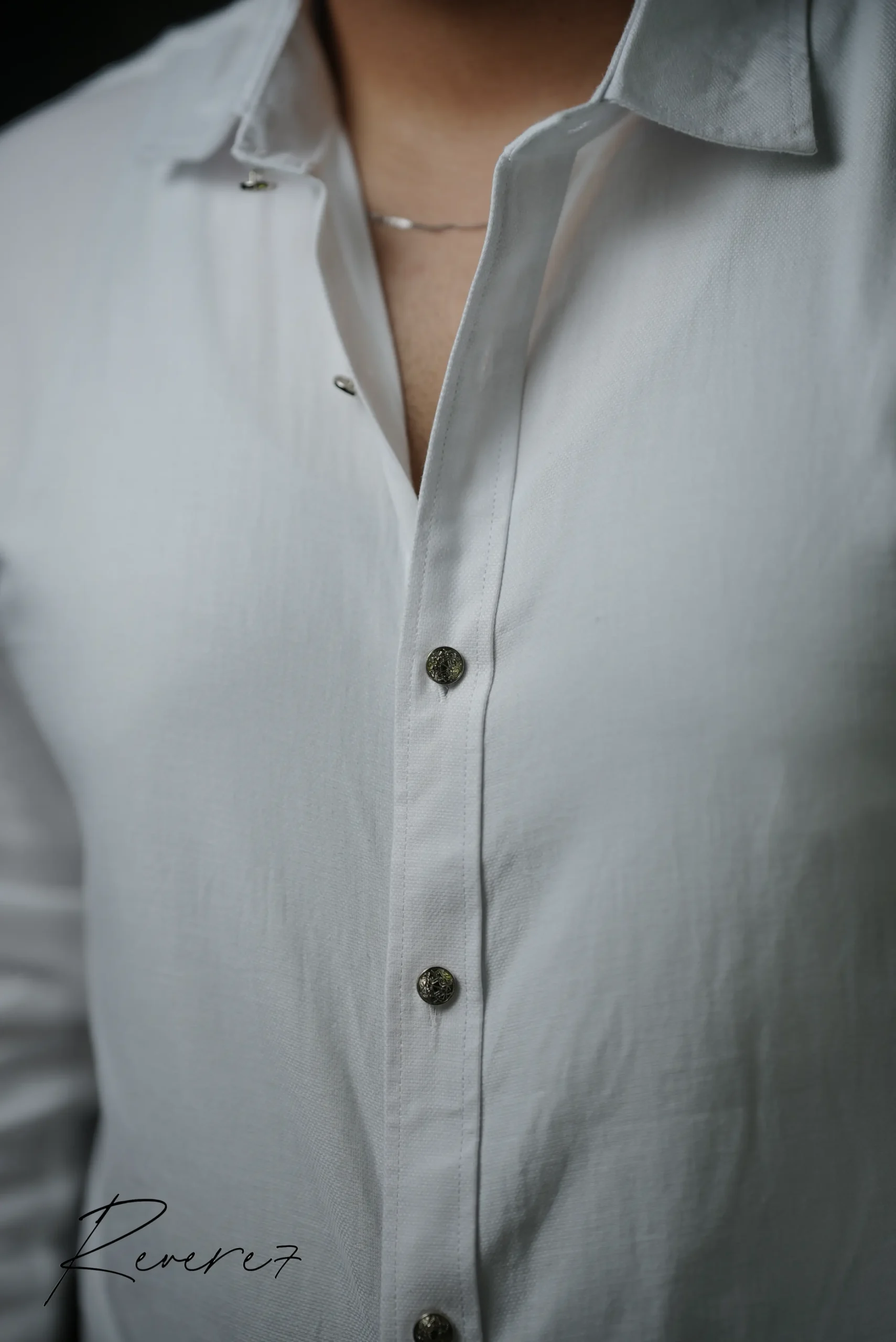 Premium WHITE - full sleeve shirt - Image 2