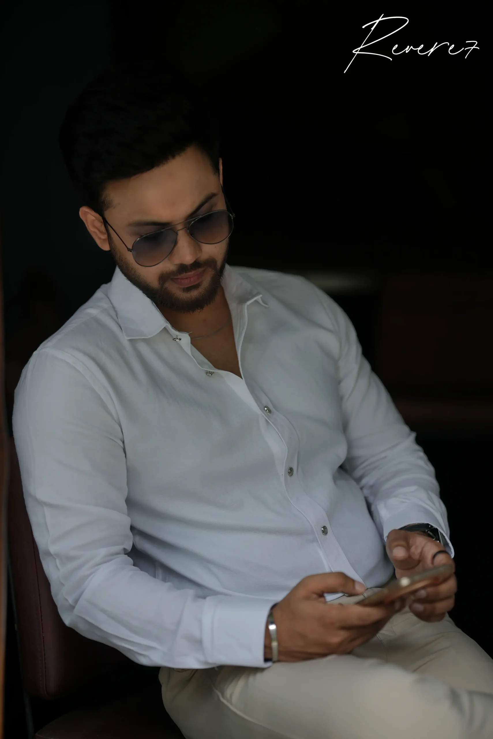 Premium WHITE - full sleeve shirt - Image 4