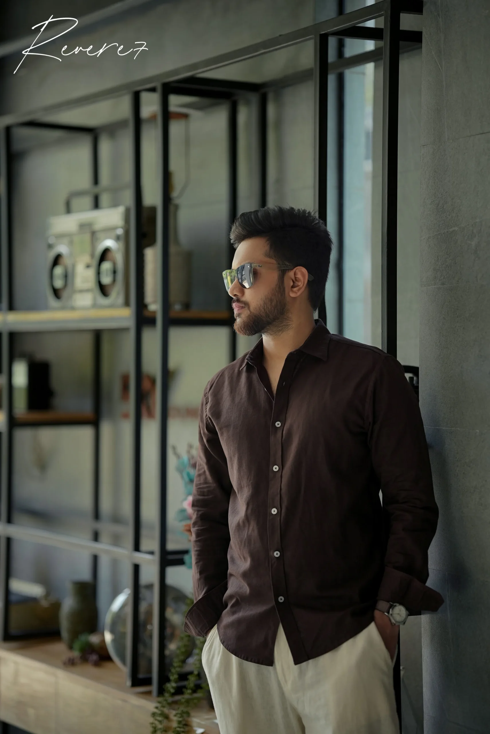 DARK CHOCHOLATE- full sleeve shirt