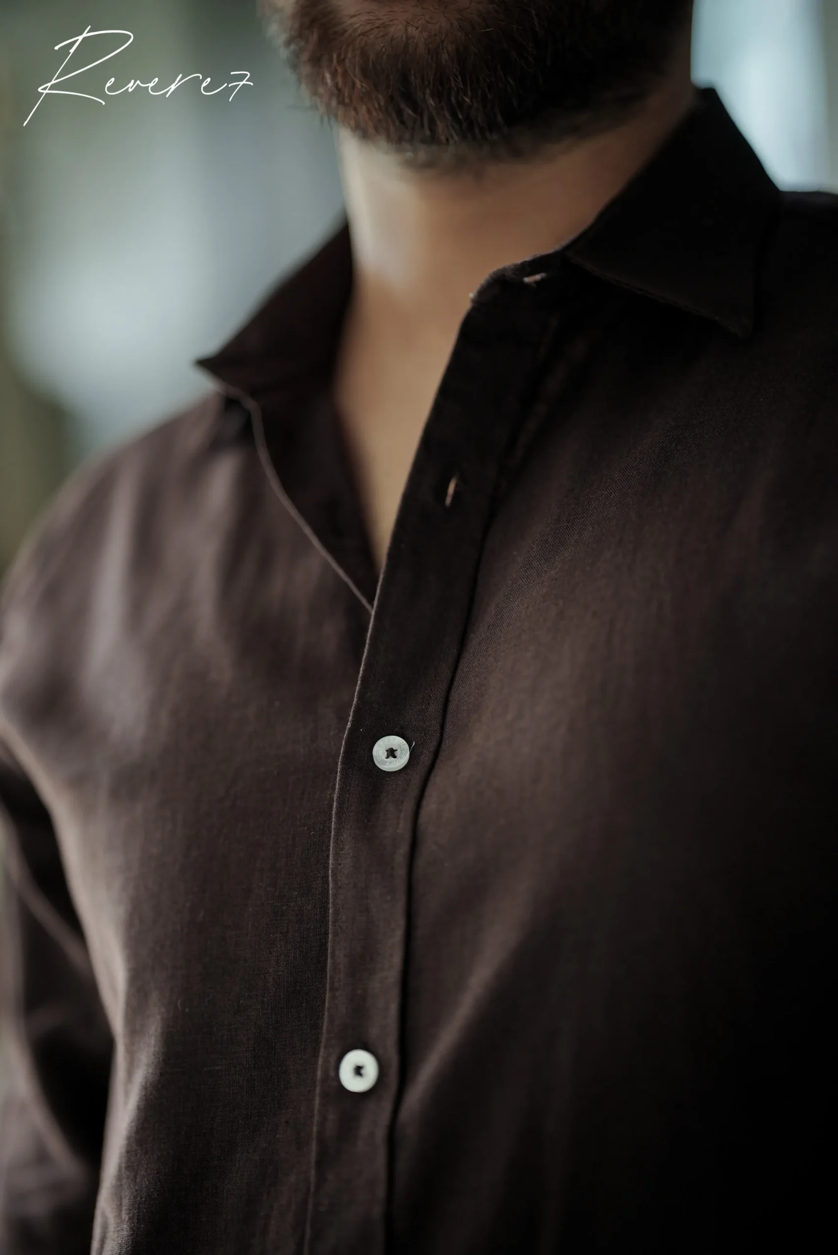 DARK CHOCHOLATE- full sleeve shirt - Image 2