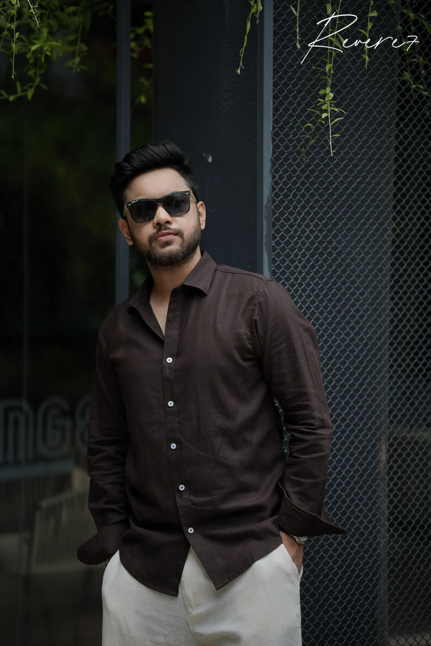 DARK CHOCHOLATE- full sleeve shirt - Image 3
