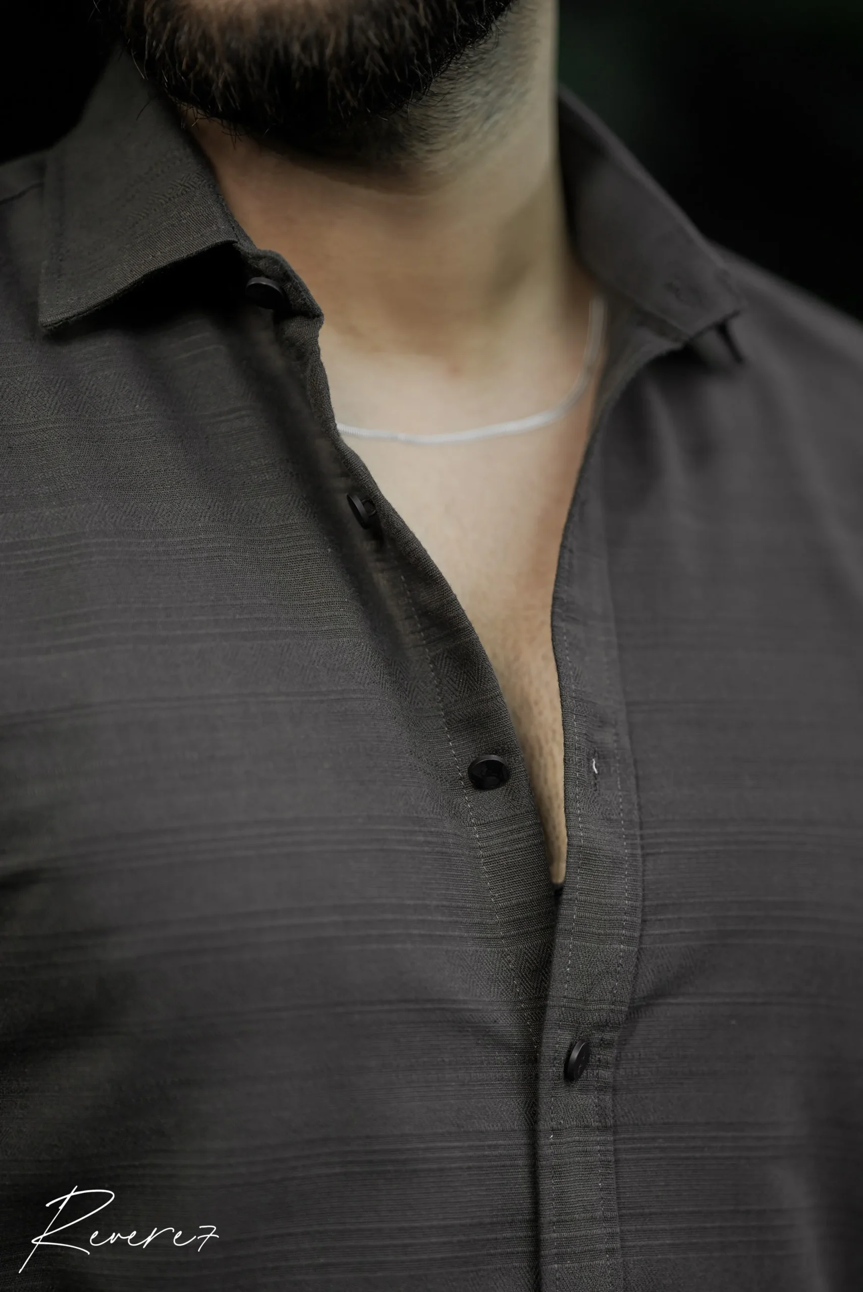 DARK COFFEE - full sleeve shirt - Image 2