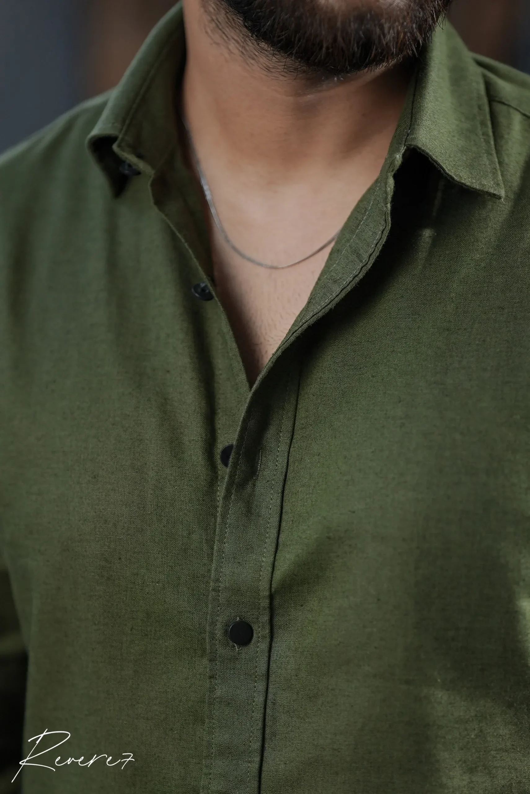 FOREST GREEN - full sleeve shirt - Image 2