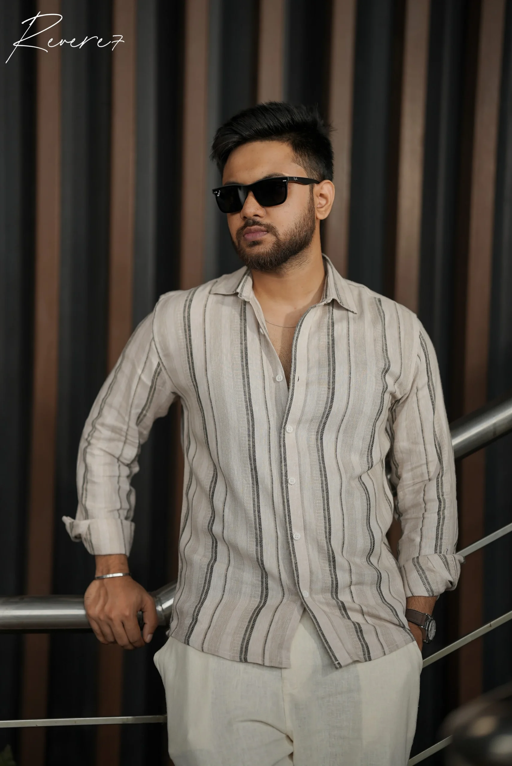 BISCUIT-stripes shirt - Image 3