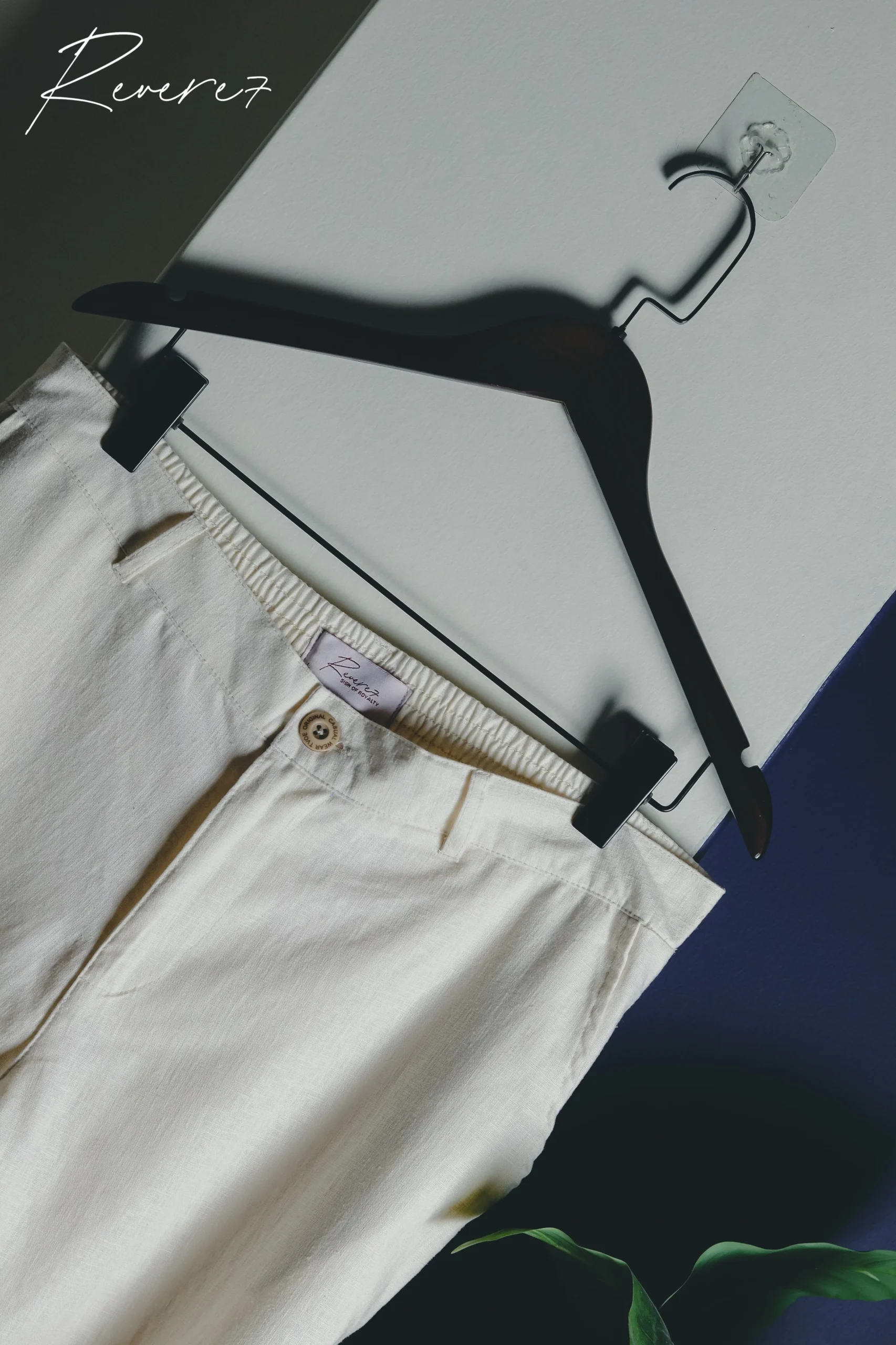 OFF WHITE- Linen pants - Image 2