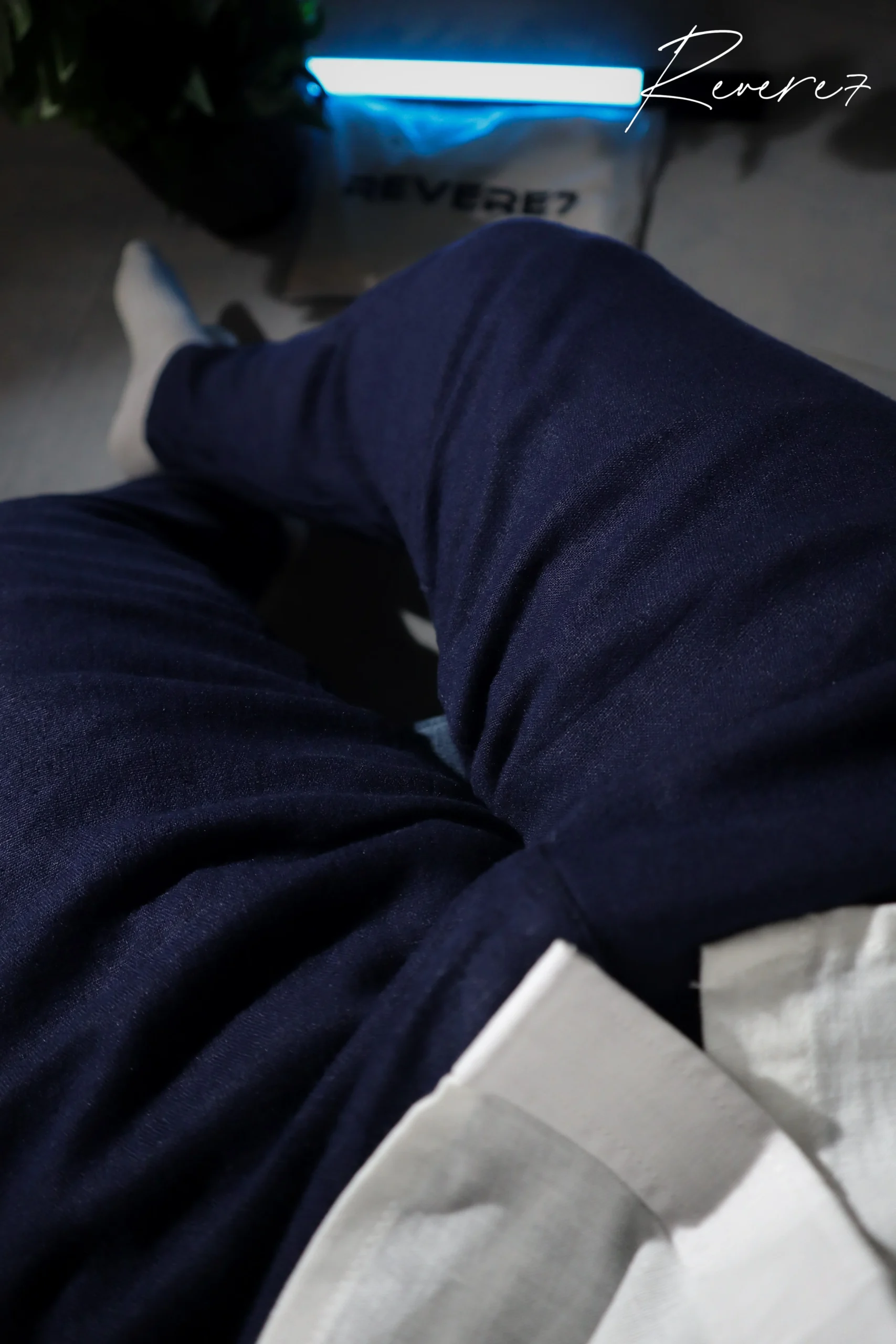 NAVY BLUE- Linen pants