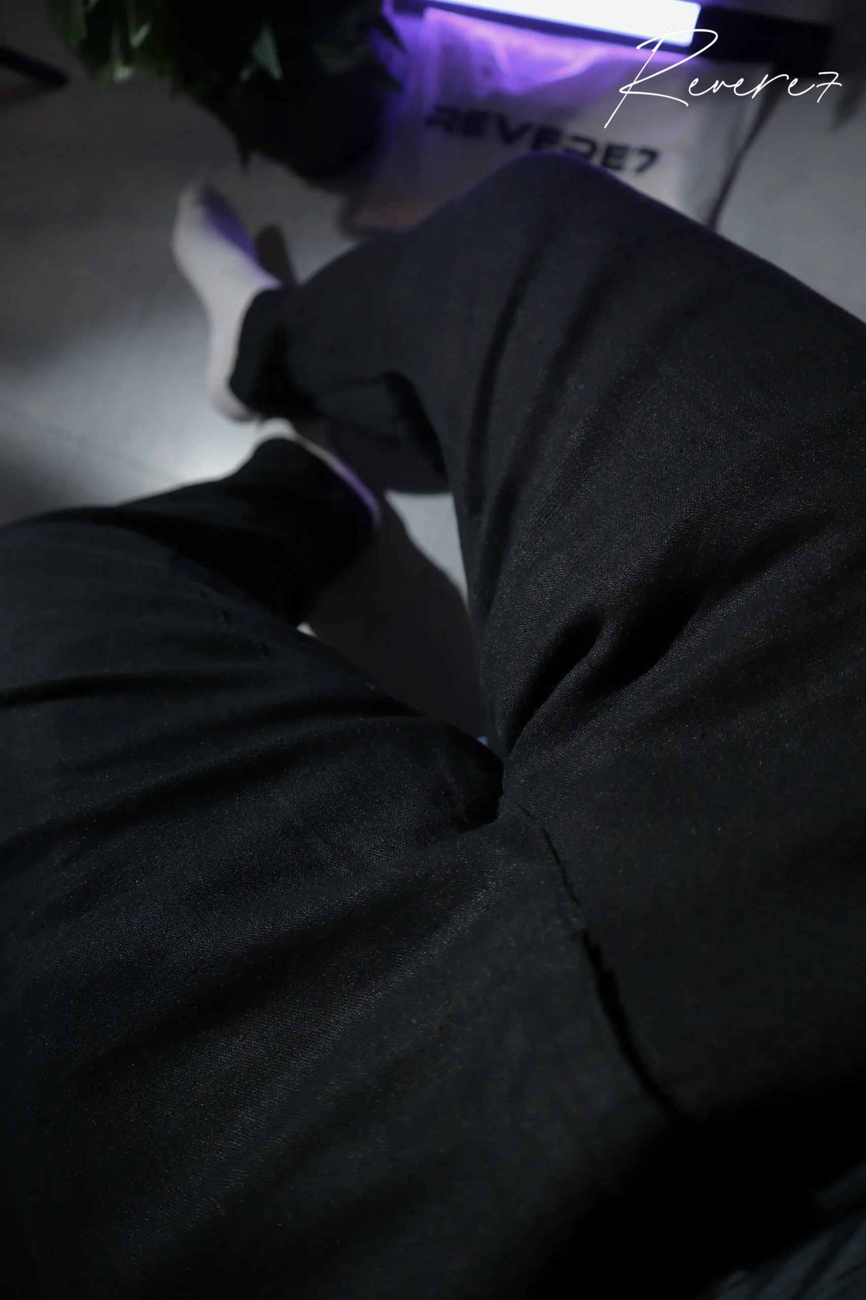 BLACK- Linen pants