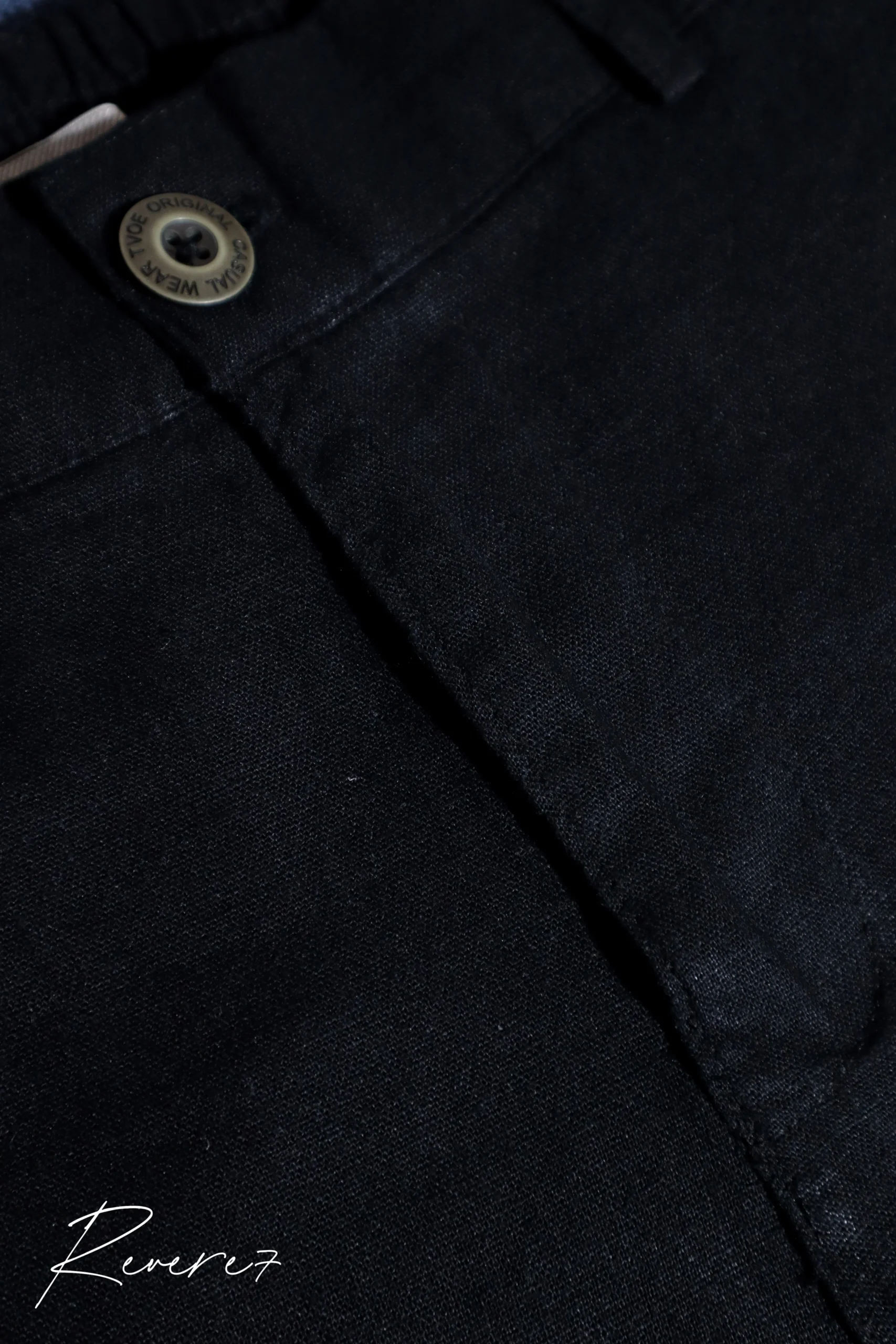BLACK- Linen pants - Image 4