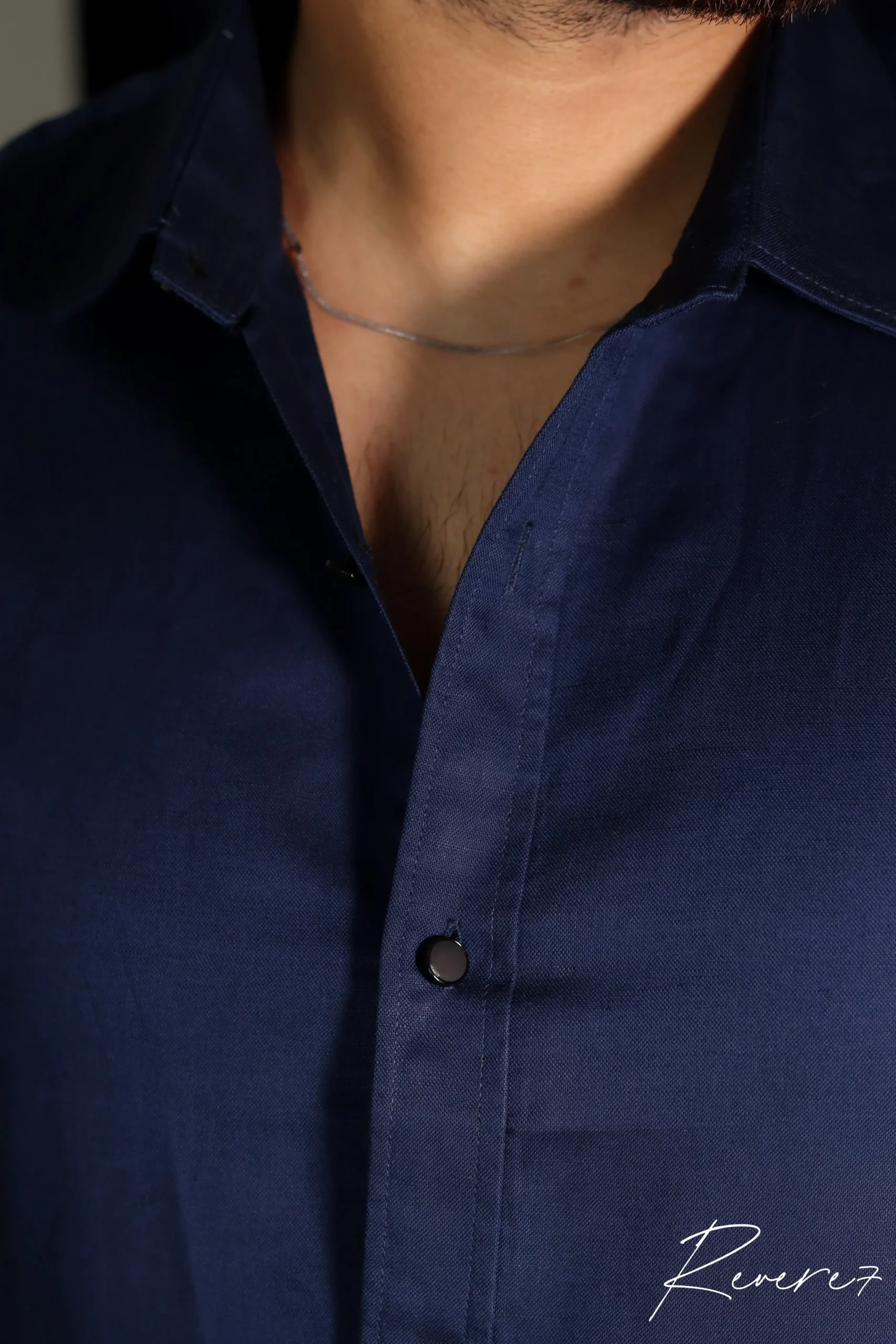MIDNIGHT NAVY BLUE - full sleeve shirt - Image 4