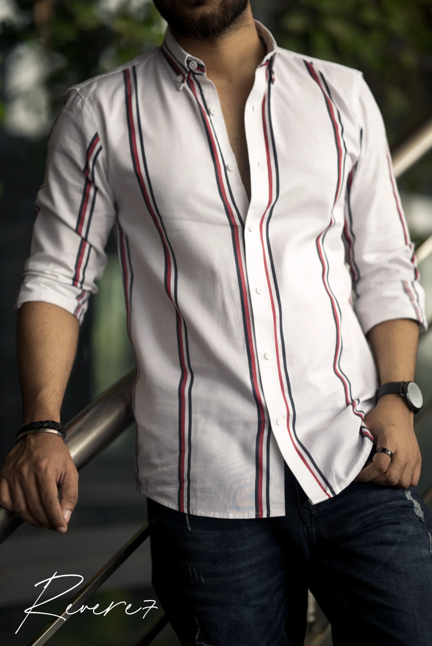 TOMMY HILFIGER stripes- full sleeve shirt - Image 2
