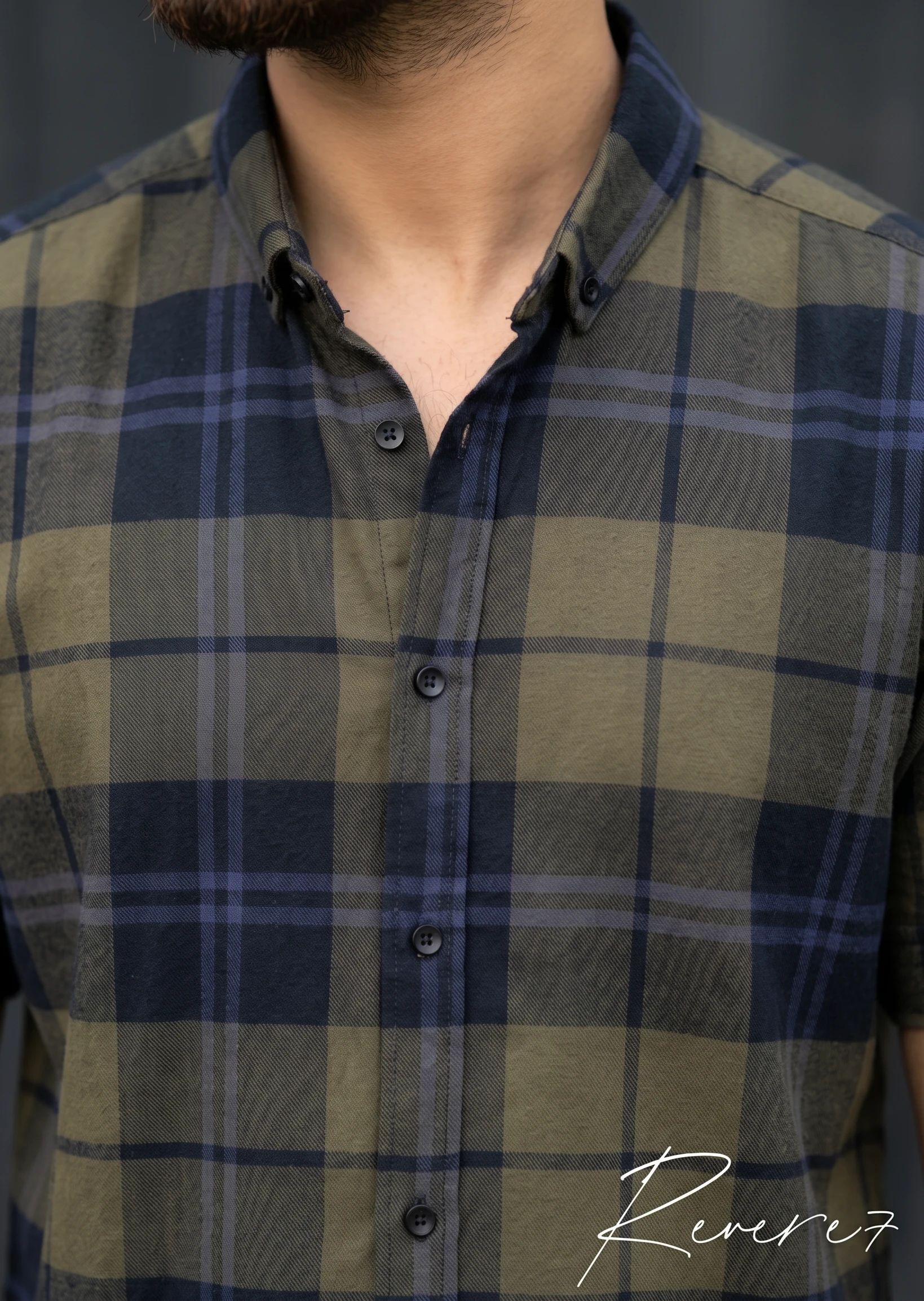 OLIVE check- full sleeve shirt - Image 2